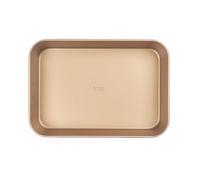 Russell Hobbs Opulence 40 cm Roasting Tray - Non-Stick, Rectangular Deep Roaster, Dishwasher Safe, Easy to Clean, Lightweight Vegetable Roasting Pan, Lightweight, PFOA-Free, Oven Safe to 220°C, Gold