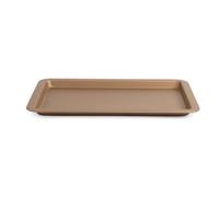 Russell Hobbs Opulence Baking Tray Oven Sheet Non-Stick Surface, 37 cm, Easy Clean, Strong and Durable, Ideal for Roasted Vegetables and Potatoes & Sweet Baked Treats, Carbon Steel, Gold, RH01690GEU7