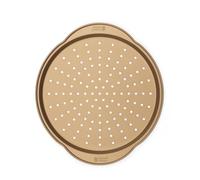 Russell Hobbs RH02338GEU7 Opulence Pizza Tray - Non-Stick 37cm Round Pan, Carbon Steel, Perforated Base For Even Heat Distribution, For Chips, Garlic Bread, Flatbread, Oven Safe Up To 220 Degrees