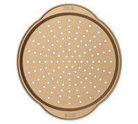 Russell Hobbs Opulence Pizza Tray - 37cm Non-Stick Carbon Steel Round Pan with Perforated Base for Even Heat Distribution, Ideal for Pizza, Chips & Garlic Bread, Oven Safe to 220°C