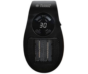 Russell Hobbs Portable Ceramic Plug-in Fan Heater, 500W - Black, RHPH2001B