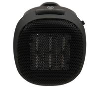 Russell Hobbs RHPH7001 700W Compact Portable Black Ceramic Plug in Fan Heater in Black with 2 Heat Settings & Overheat Protection, 10m2 Room Size, 2 Year Guarantee