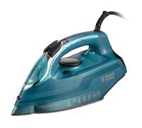 Russell Hobbs PowerSteam Ultra Steam Iron, 3100W, 230g Steam Shot, Green | Coconut Infused Ceramic Soleplate, 50% Smoother Glide, 2x More Durable, Anti-Calc, Auto Shut-Off, 350ml Water Tank