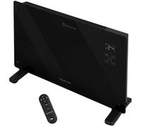 Russell Hobbs Glass Panel Electric Heater 2000W Smart Wi-Fi Enabled In Black Rhpanh2006B