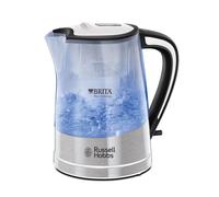 Russell Hobbs Purity Brita Filter 1L Plastic Kettle - Silver | TJ Hughes