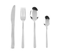 Russell Hobbs RH00022GP Vienna 16 Piece Cutlery Set - Stainless Steel Silverware, Service for 4, Tableware with Forks, Knives, Tablespoons and
