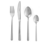Russell Hobbs RH00023 24 Piece Cutlery Set - Vienna Stainless Steel Flatware Service for 6 People, Knife & Fork Silverware, Dishwasher Safe Knives Forks Spoons, Mirror Polish Finish, Home/Restaurant