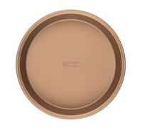 Russell Hobbs RH02146GEU7 Non-Stick Cake Tin - Round Baking Tray for Cakes, Pie/Tart Dish, Carbon Steel Oven Pan, Easy Clean, Strong, Durable, Oven Safe to 220 Degrees, Opulence Collection, Gold, 24cm