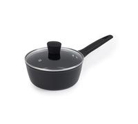 Russell Hobbs RH03260EU7 Verde Thermocollar 20cm Saucepan with Lid - Healthy Ceramic Non-Stick Coating, PFAS-Free, Recycled Aluminum Body, Induction Cooking Pot, Temperature Indicator Cookware
