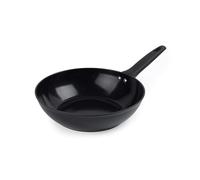 Russell Hobbs RH03261EU7 Verde Thermocollar 28 cm Stir Fry Pan - Healthy Ceramic Non-Stick Coating, PFAS-Free, Recycled Aluminium Body, Temperature Indicator Cookware, Induction Flat Bottom Sauté Pan