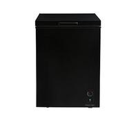 Russell Hobbs Black Chest Freezer 143L Freestanding with 5 Year Warranty, Adjustable Thermostat, Chill or Freeze Function, 4 Star Freezer Rating & Suitable for Outbuildings & Garages RH142CF0E1B