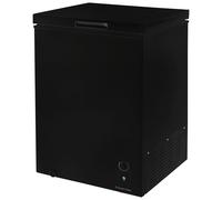 Russell Hobbs Black Chest Freezer 143L Freestanding with 5 Year Warranty, Adjustable Thermostat, Chill or Freeze Function, 4 Star Freezer Rating & Suitable for Outbuildings & Garages RH142CF0E1B