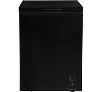 Russell Hobbs Black Chest Freezer 143L Freestanding with 5 Year Warranty, Adjustable Thermostat, Chill or Freeze Function, 4 Star Freezer Rating & Suitable for Outbuildings & Garages RH142CF0E1B