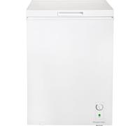 Russell Hobbs White Chest Freezer 143L Freestanding, Adjustable Thermostat, Chill or Freeze Function, 4 Star Freezer Rating & Suitable for Outbuildings & Garages RH142CF0E1W