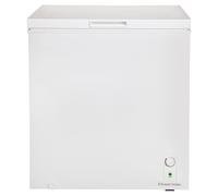 Russell Hobbs White Chest Freezer 198L Freestanding, Adjustable Thermostat, Chill or Freeze Function, 4 Star Freezer Rating & Suitable for Outbuildings & Garages RH198CF0E1W