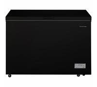 Russell Hobbs Free Standing Chest Freezer, 300 Litres, Low Noise, Garage Safe, Counterbalance Lid, Front Drain Hole, 1.8m Cord, Castor Wheels, 5 Year Registered Guarantee Black, RH300CF201B