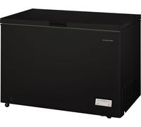 Russell Hobbs Free Standing Chest Freezer, 300 Litres, Low Noise, Garage Safe, Counterbalance Lid, Front Drain Hole, 1.8m Cord, Castor Wheels, 5 Year Registered Guarantee Black, RH300CF201B