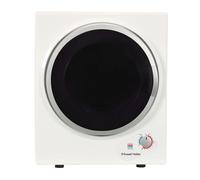 Russell Hobbs RH3VTD800 White 2.5kg Compact Mini Vented Tumble Dryer, Portable, Freestanding Table top Dryer with 3 Heat Settings small