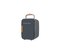 Russell Hobbs RH4CLR1001SCG 4L/6 Can Mini Portable Cooler & Warmer for Drinks, Cosmetics/Makeup/Skincare, AC/DC Power, Scandi Style, Grey &