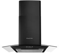 RUSSELL HOBBS RH60GCH92A1B 60 cm Chimney Cooker Hood Black, Black