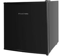 Russell Hobbs Table Top Larder Mini Fridge 66L Capacity, Reversible Door & Adjustable Feet, 0 to 8 Degrees Manual Temperature Control, Black RH67TTLF0E1B