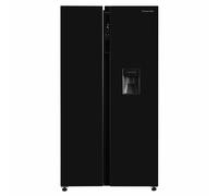 Russell Hobbs RH90AFF201B Slimline American Fridge Freezer in Black