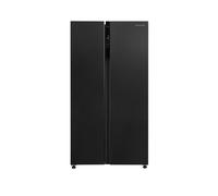 Russell Hobbs RH90AFF201DI Slimline American Fridge Freezer in Black Steel