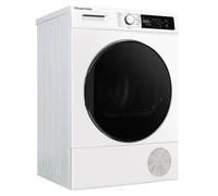 Russell Hobbs Freestanding Electric Heat Pump Condenser Tumble Dryer, 9kg Capacity, 15 Programmes, 3 Heat Settings, LED Display, Anti-Crease, Child Lock in White RH9HPTD1E12W