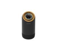Russell Hobbs Air Purifier for Bedroom Home 90m ³/h CADR, 99.95% Carbon Filter Captures Bacteria, Allergies Odour, Dust, LED Display, Clean Air Compact Black Scandi Wood Effect RHAP1031WDB