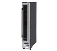 Russell Hobbs 7 Bottle Capacity Single Zone Freestanding Wine Cooler - Stainless Steel