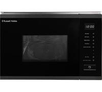 Russell Hobbs Built in 20 Litre Touch Control Digital Microwave with Grill, Defrost Setting, 5 Power Levels, 8 Autocook Settings, Dark Steel, 1 Year Guarantee RHBM2002DS