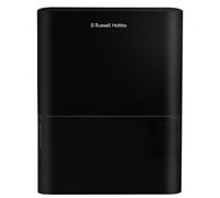 Russell Hobbs Dehumidifier 10 Litre/Day for Damp/Mould & Moisture in Home, Kitchen, Bedroom, Office, Caravan, Laundry Drying, 30m2 Room, Smart Timer, Black RHDH1001B