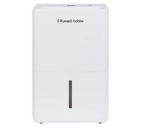 Russell Hobbs Dehumidifier 10 Litre/Day with Digital Display for Damp, Mould & Moisture in Home, Kitchen, Bedroom, Office, Caravan, Laundry Drying, 30m2 Room Coverage, Smart Timer, White, RHDH1002