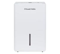 Russell Hobbs Dehumidifier 10 Litre/Day with Digital Display for Damp, Mould & Moisture in Home, Kitchen, Bedroom, Office, Caravan, Laundry Drying, 30m2 Room Coverage, Smart Timer, White, RHDH1002