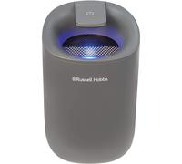Russell Hobbs RHDH1061G 600ml Grey Dehumidifier with Auto Defrost for Home, Kitchen, Basement, Garage, Caravan, Bathroom, Lightweight, 15m2 Room Size,