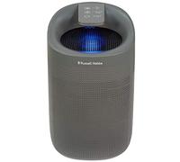 Russell Hobbs RHDH1101G Ozone Free, 750ml/day 2 in 1 Grey Dehumidifier/Air Purifier, 20m2 Room Size, LED Lighting & Captures Bacteria, for Home, Kitchen, Basement, Garage, Caravan