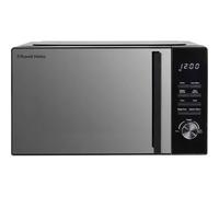 Russell Hobbs 23L Flatbed Digital Microwave with 800W Power, 8 Auto-Cook Menus, Defrost Function and Child Lock in Black, RHFM2365B