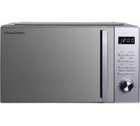 Russell Hobbs, RHFM2365S, 23L Flatbed Digital Microwave with 800W Power, 8 Auto-Cook Menus, Defrost Function and Child Lock in Silver