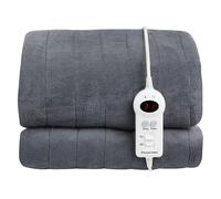 Russell Hobbs Electric Blanket Grey Heated Throw Microfleece Rhht1004Gr