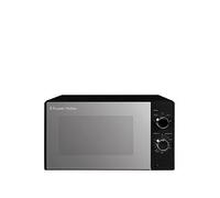 Russell Hobbs Manual Microwave 20 Litre 800W 5 Power Levels, Timer And Defrost, Easy Clean Black Rhm2027B