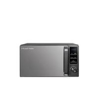 Russell Hobbs 20 Litre 800W Dark Steel Digital Microwave with 8 Auto Cook Menus & Defrost Function, 5 Power Levels, Integrated Timer, Mirror Door & Easy Clean RHM2028DS