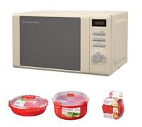 Russell Hobbs RHM2064C Digital Microwave and 3-Piece Sistema Microwave Cooking Set