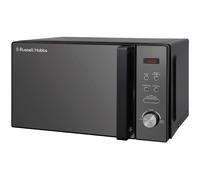 Russell Hobbs RHM2076B 20 Litre 800 W Black Digital Solo Microwave with 5 Power Levels, Automatic Defrost, 8 Auto Cook Menus, Clock and Timer, Easy