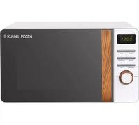 Russell Hobbs RHMD714-MN Digital Microwave 700W 17L Scandi White Wood Effect
