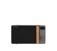 Russell Hobbs RHMD714G 17 L 700 W Scandi Grey Digital Microwave with 5 Power Levels, Wood Effect Handle & Dials, Clock & Timer, Automatic Defrost, Easy Clean, 8 Auto Cook Menus