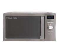 Russell Hobbs Stainless Steel Digital Microwave 20 Litre 800W Solo Digital with 5 Power Levels, Defrost Function & Easy Clean, 60 Minute Timer, 8 Auto-Cook Menus, RHMD828SS