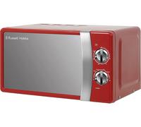 Russell Hobbs RHMM701R 17 Litre 700 W Red Solo Manual Microwave with 5 Power Lev
