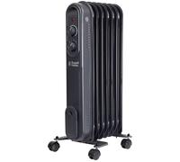 Russell Hobbs 7 Fin RHOFR7004A Oil Filled Radiator 1500W - Anthracite, Black