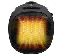 Russell Hobbs RHPH7001 700W Compact Portable Black Ceramic Plug in Fan Heat
