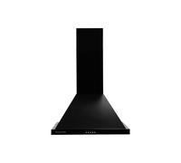 Russell Hobbs RHSCH601B 60cm Wide Black Steel Chimney Cooker Hood, Free 2 Year